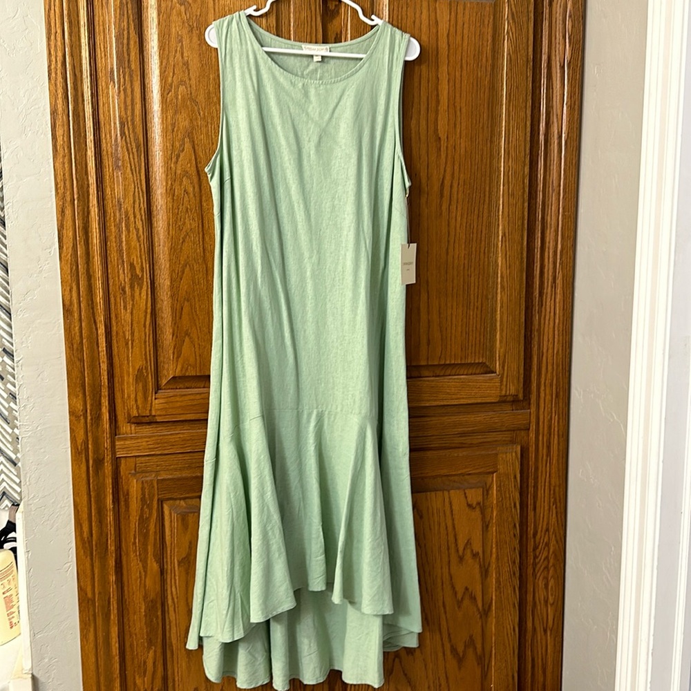 Cynthia Rowley high low maxi tank dress